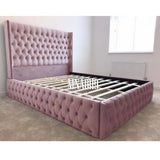 ZOYA COLLECTION BED FRAME IN VARIOUS PLUSH VELVET COLOURS - Nabi's Ottoman Furniture