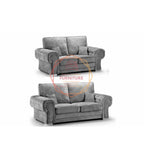 VERONA PLUSH VELVET 3 OR 2 PIECE SOFA UNIQUE STYLE AND DESIGN