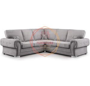 VERONA PLUSH VELVET CORNER SOFA UNIQUE STYLE AND DESIGN